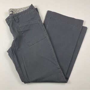 Old Navy Wide Leg Charcoal Chinos Women’s 14 Regular